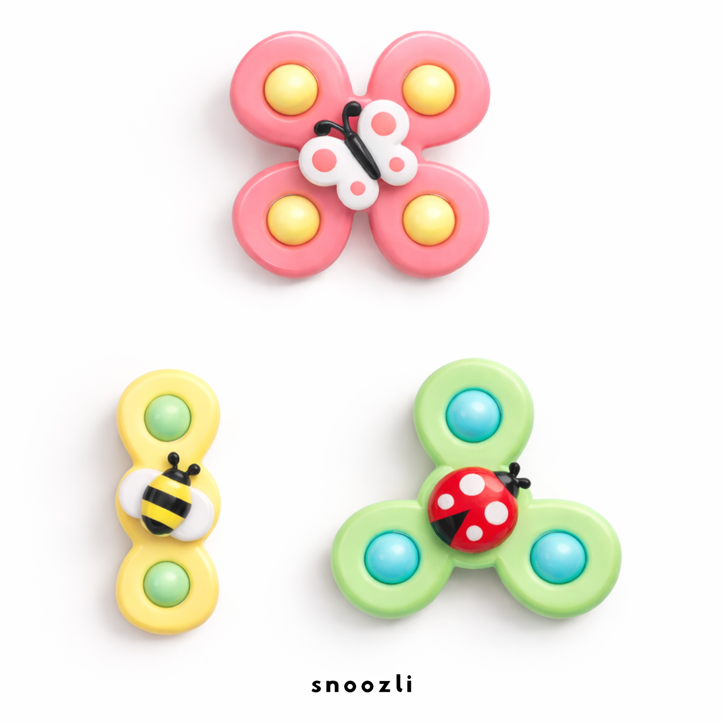 Spin Bugs - Interactive Suction Cup Spinning Toy for Babies & Toddlers