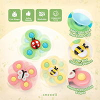 Spin Bugs - Interactive Suction Cup Spinning Toy for Babies & Toddlers