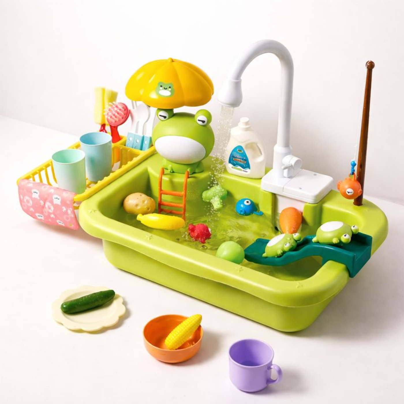 Wash & Play Sink - Battery Powered Kitchen Toy