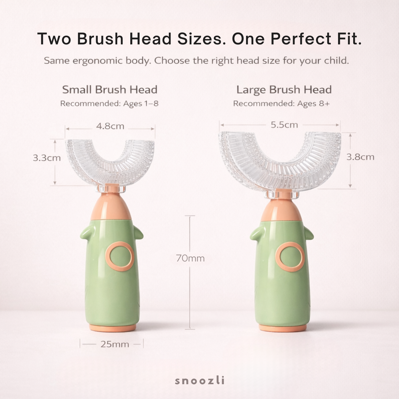 Rocket Brush - U-Shape Silicone Teeth Cleaning Toothbrush