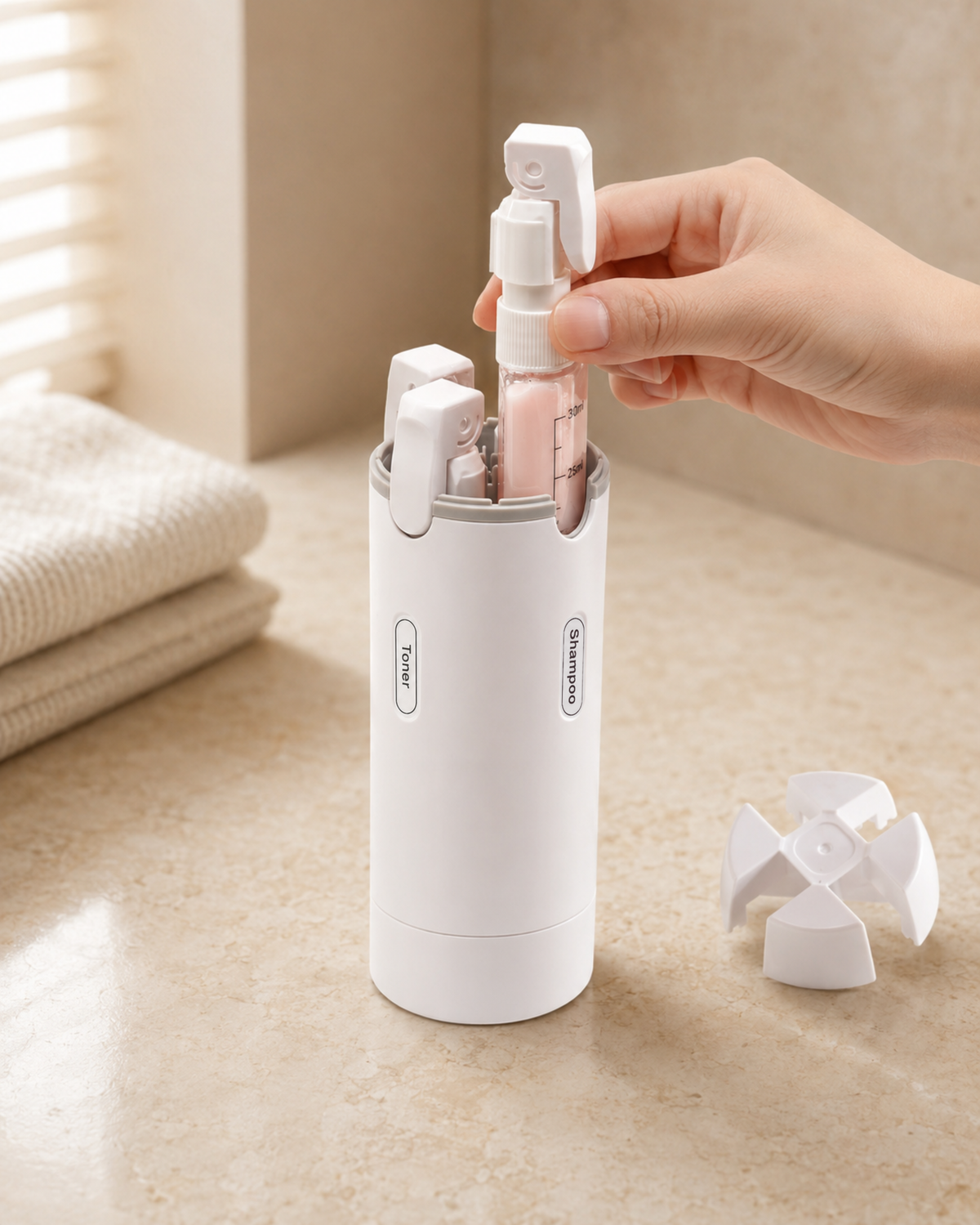 The Refill Kit - 4 in 1 Travel Bottle
