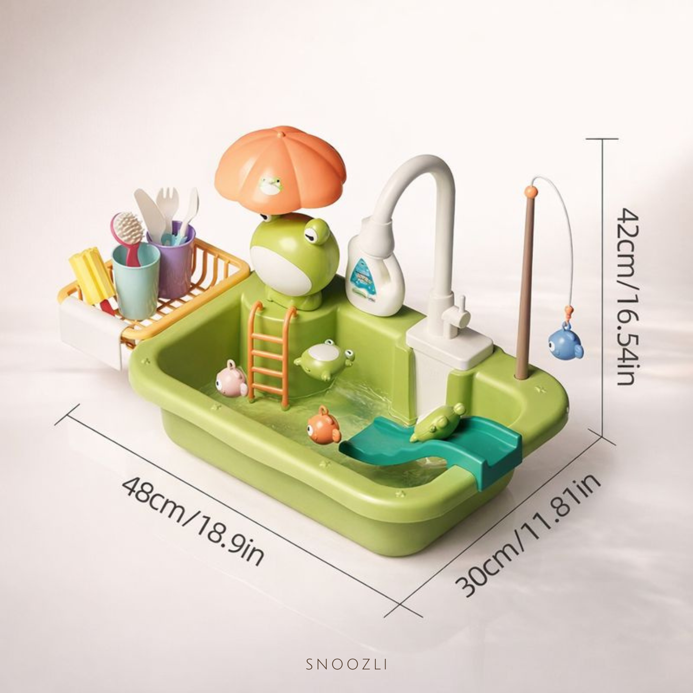 Wash & Play Sink - Battery Powered Kitchen Toy