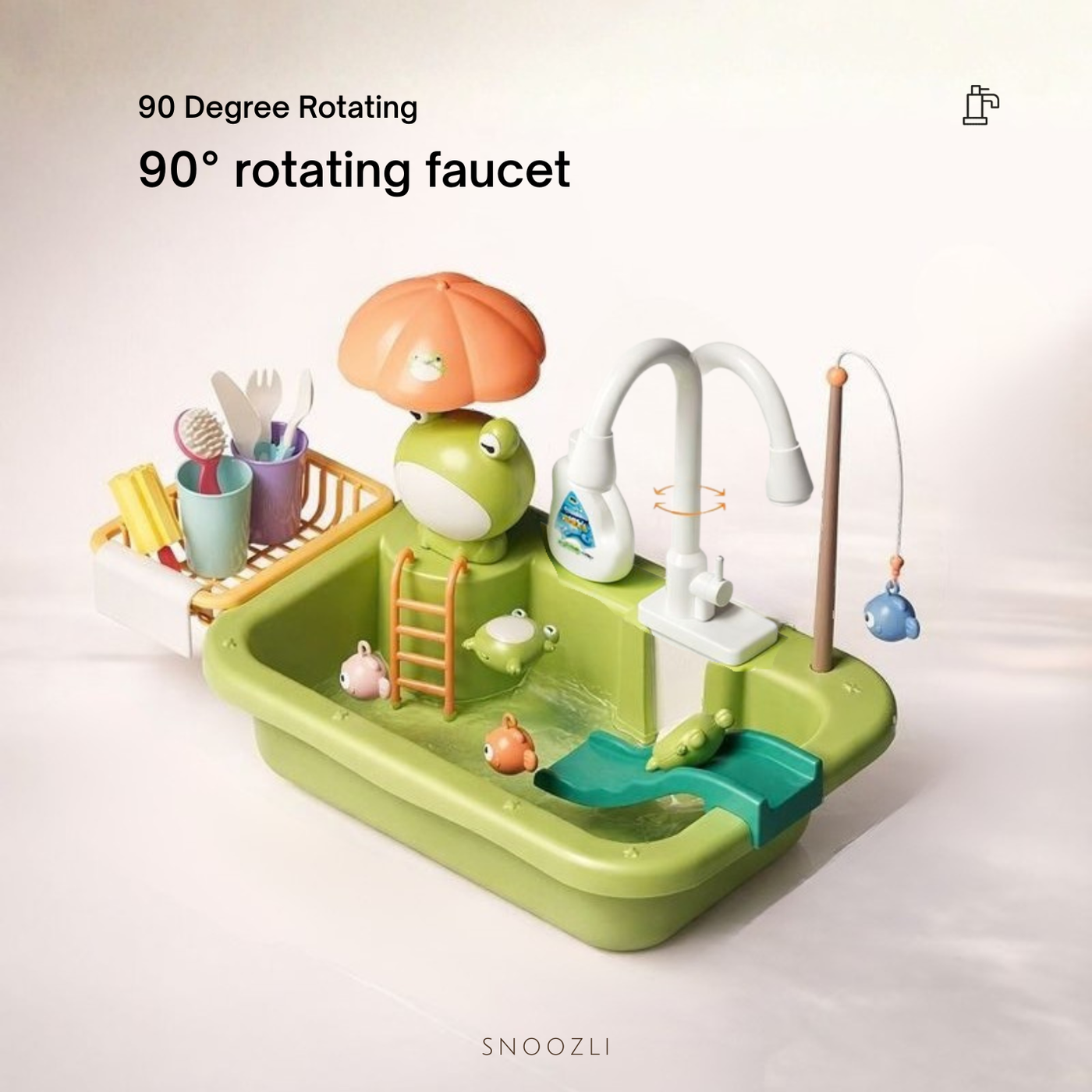 Wash & Play Sink - Battery Powered Kitchen Toy