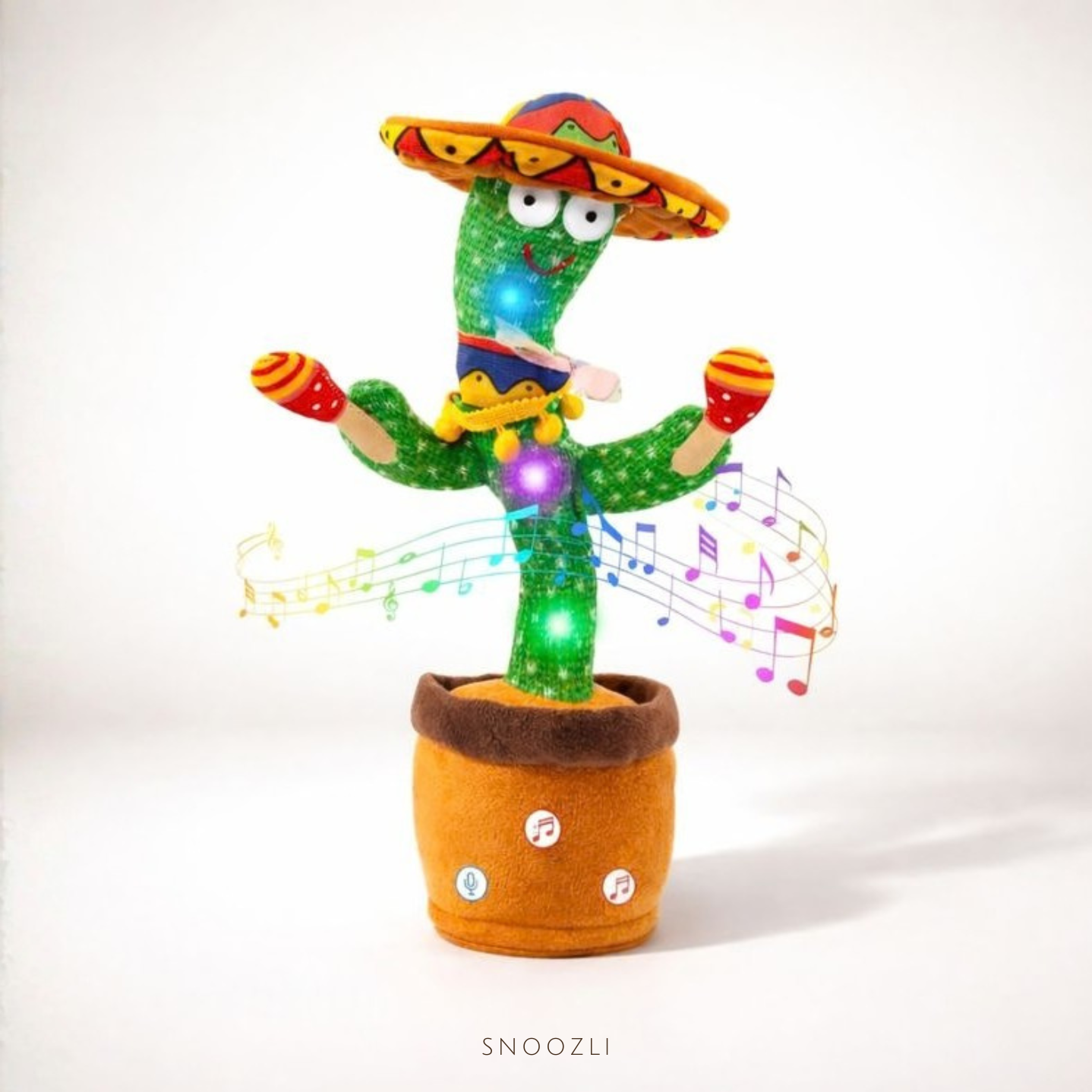 Talking Cactus - Interactive Dancing & Repeating Plush Toy for Babies & Toddlers