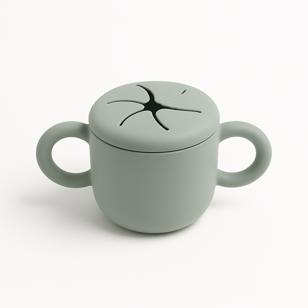 Snack Buddy - Spill-Proof Silicone Snack Cup for Babies & Toddlers