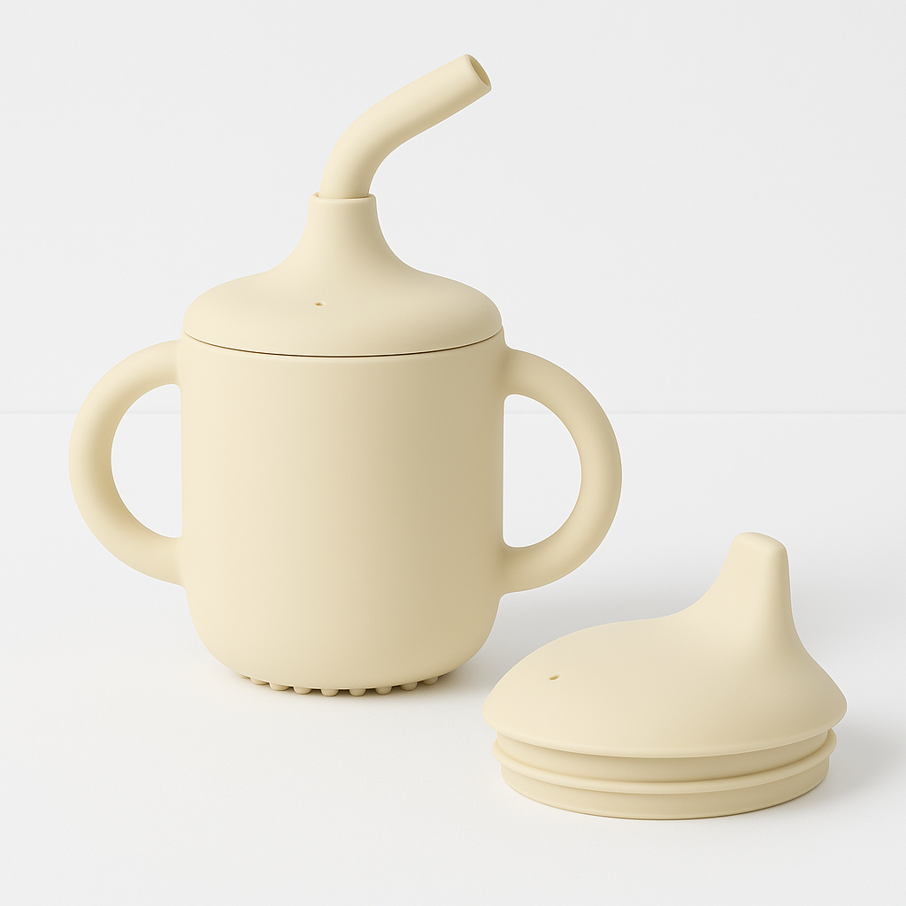 3-in-1 Grow With Me Cup | BPA-Free Silicone Training Cup